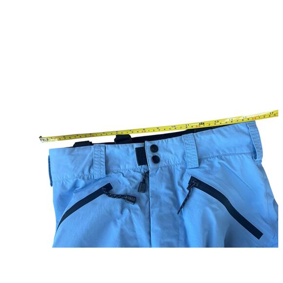 Vintage Polo Sport RLX Blue Black Suspender Snowpants Womens Medium - Picture 4 of 5